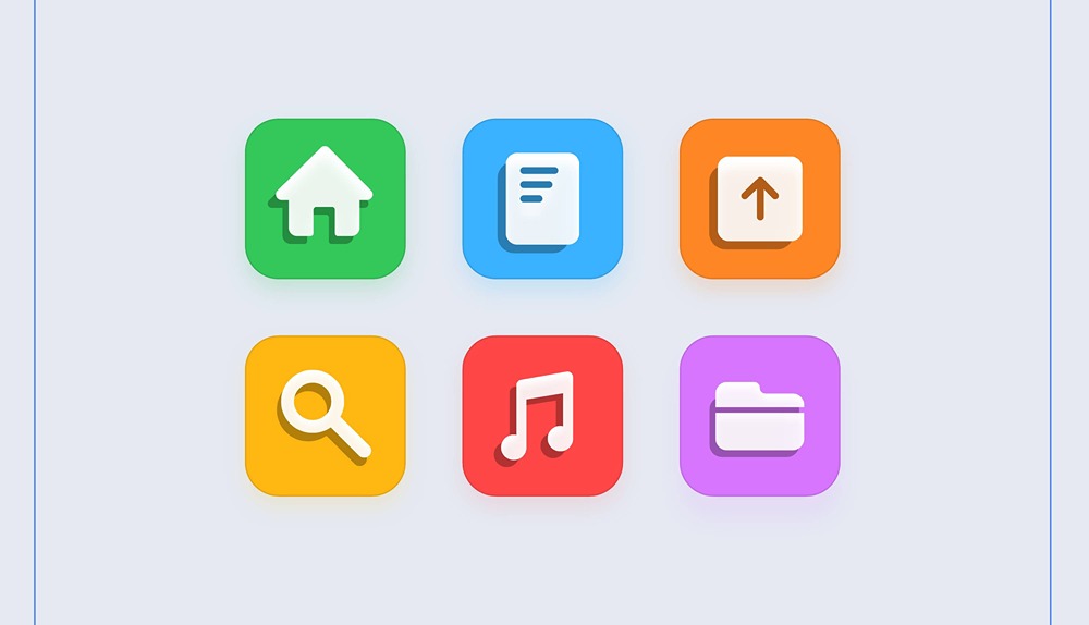 Interactive Flat Icons