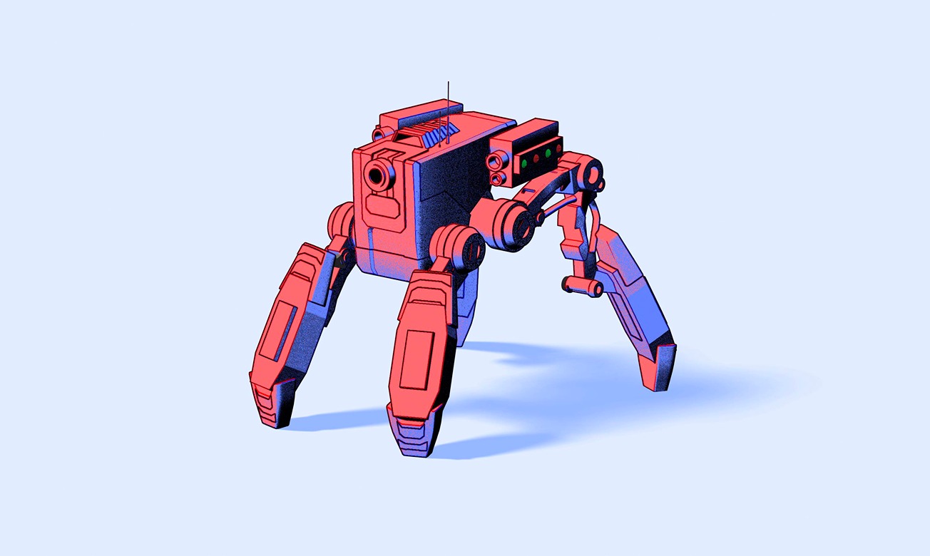 Robot 4 Legs - Toon