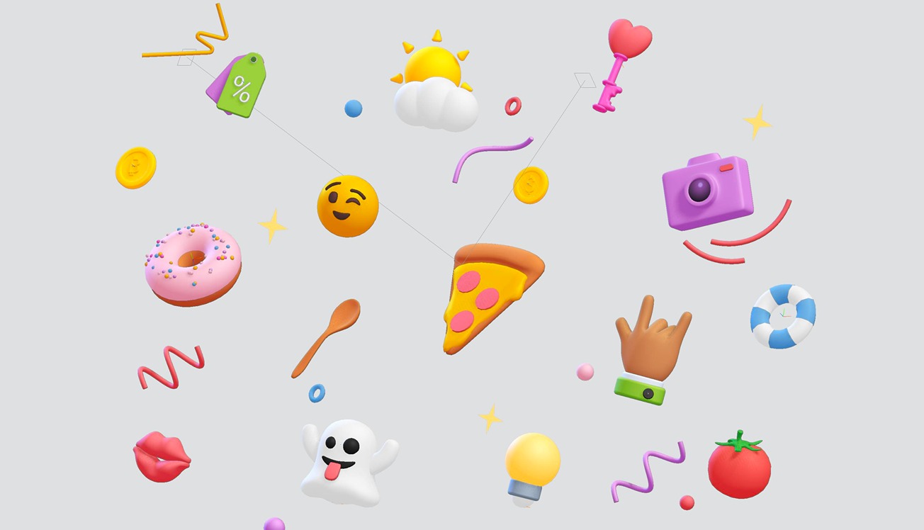 Drag and drop - Floating Emojis
